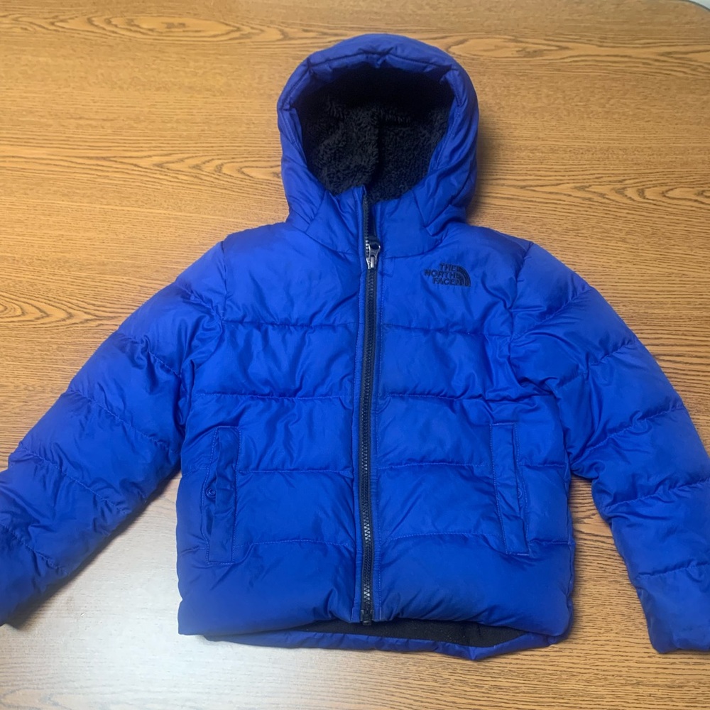 The North Face Kids Blue Puffer Jacket XS